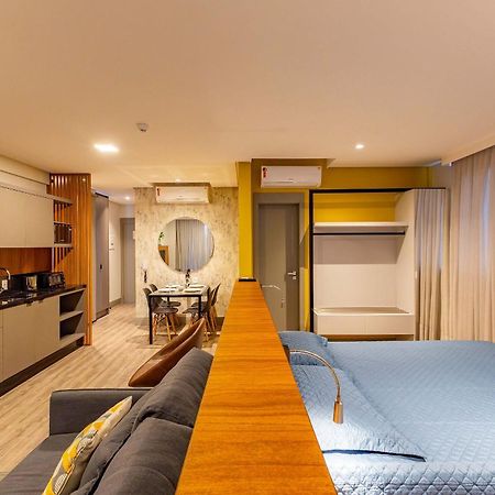 Confortavel Loft Com Vista Para O Mar - Condominio Com Piscina Bombinhas Eksteriør billede